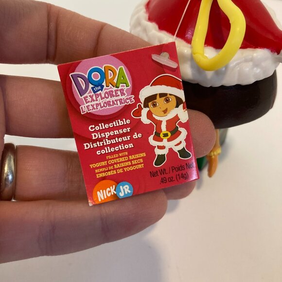 Vintage Dora The Explorer & Boots Christmas Keychain Candy Dispenser 2006 Nick - Picture 6 of 10